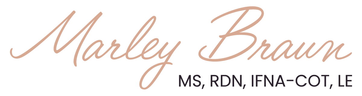 Derma Dietitian® Marley Braun, MS, RDN, IFNA-COT, LE